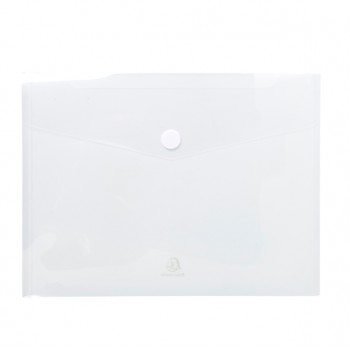 Busta a tasca con chiusura in velcro - PPL - 24x32 cm - trasparente - Exacompta