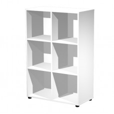 Contenitore Maxi Rainbow - 6 caselle a giorno - 80 x 40 x 120,6 cm - bianco