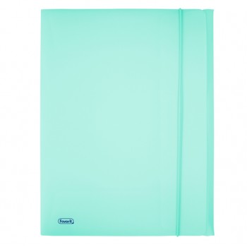 Cartella 3L con elastico Pastel - PPL - 24x33 cm - celeste - Favorit