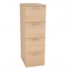 Classificatore - 4 cassetti - 49 x 55 x 141,2 cm - faggio