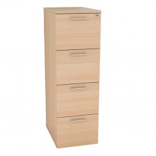 Classificatore - 4 cassetti - 49 x 55 x 141,2 cm - faggio
