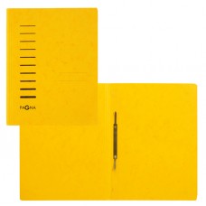 Cartella con pressino - cartone - A4 - giallo - Pagna