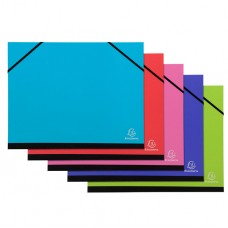 Cartella porta disegni con elastici Ideramama - A4 - colori assortiti - Exacompta