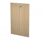 Coppia ante Easy - per mobile medio - 80 x 115 cm - spessore 18 mm - melaminico - rovere