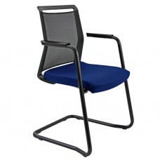 Seduta attesa Light LLS - con braccioli inclusi - blu/nero - Unisit Seduta attesa Light LLS - con braccioli inclusi - blu/nero - Unisit