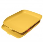 Kit doppia vaschetta portacorrispondenza Cosy - giallo - Leitz