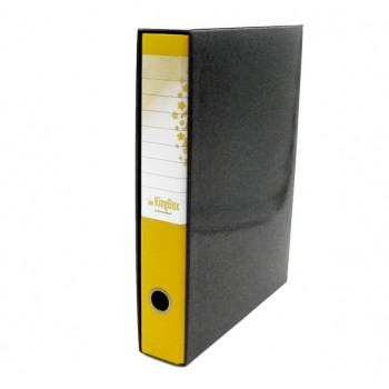 Registratore Kingbox - dorso 5 cm - protocollo 23x33 cm - giallo - Starline